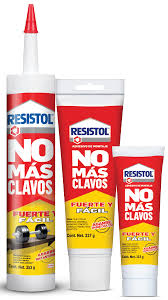 Resistol No Mas Clavos resistente al agua 450G. – Triplay y Herrajes López