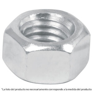 TUERCA DE ACERO GALVANIZADO 3/4" FIERO 44701